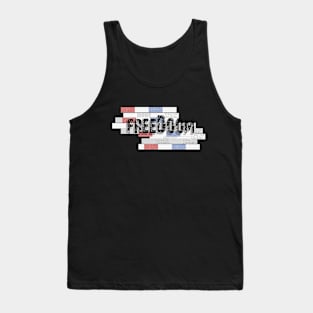 FreeDoom Red White Blue Tank Top